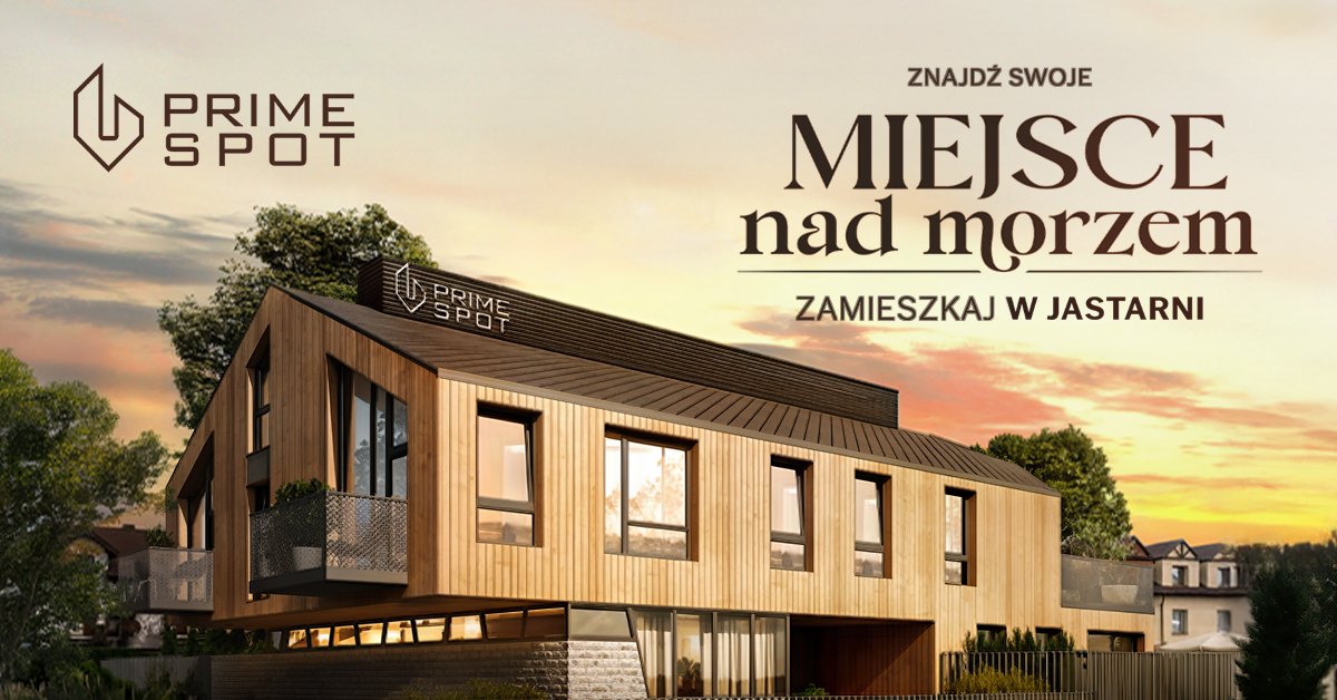 PrimeSpot: Miejsce nad morzem, Jastarnia, format feed 1200×628